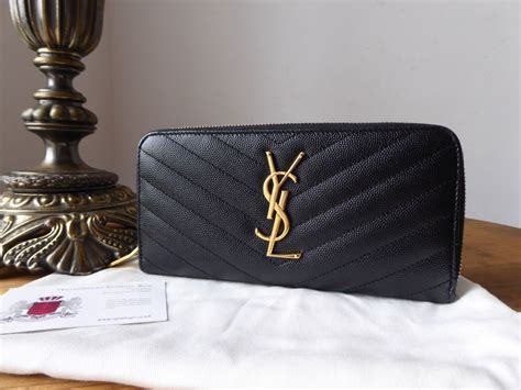 saint laurent ysl zip around wallet|ysl large zip wallet.